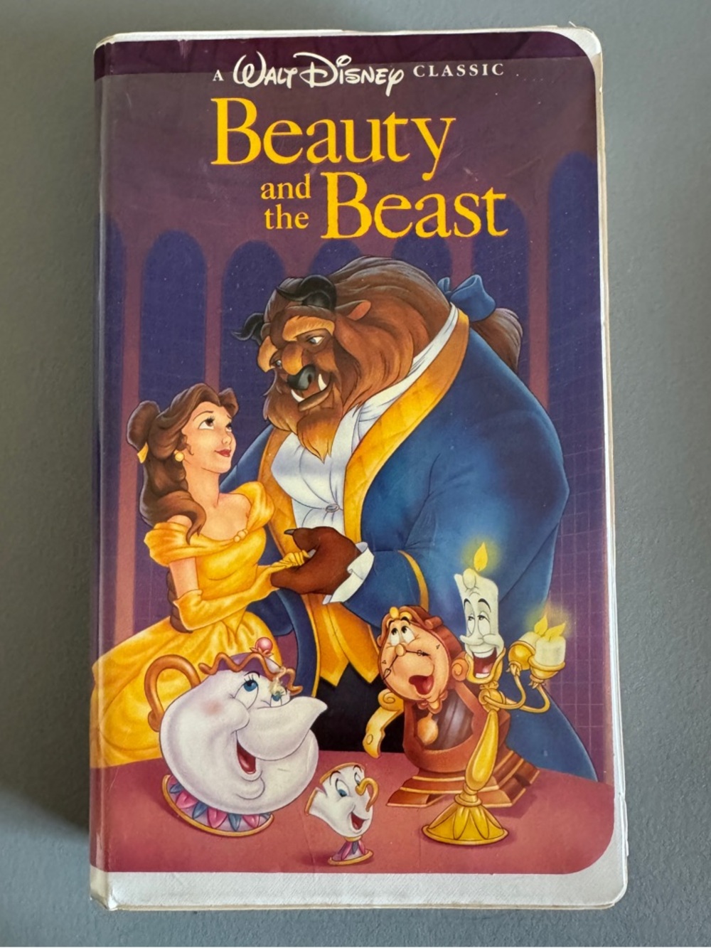 HTF‎ 1992 Black Diamond Beauty and the Beast VHS Walt Disney Classic Rare 1325